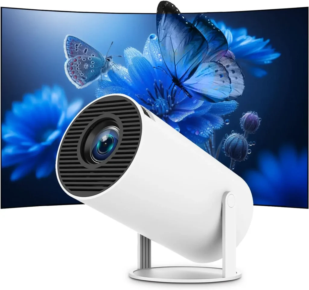 Compact and portable, the white SetterProjector lets you bring whimsical butterfly and flower visuals to any room. Ideal for cozy home entertainment and easy setup anywhere.